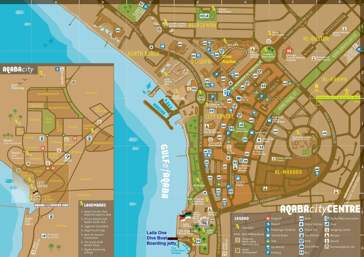 வரைபடம் aqaba ஜோர்டான்